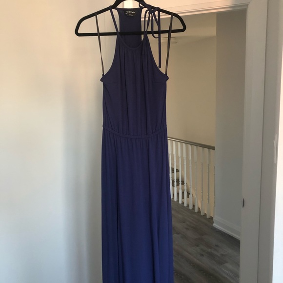 HOST PICK😍NWOT Bebe Double Slit Halter Maxi Dress - Picture 4 of 10